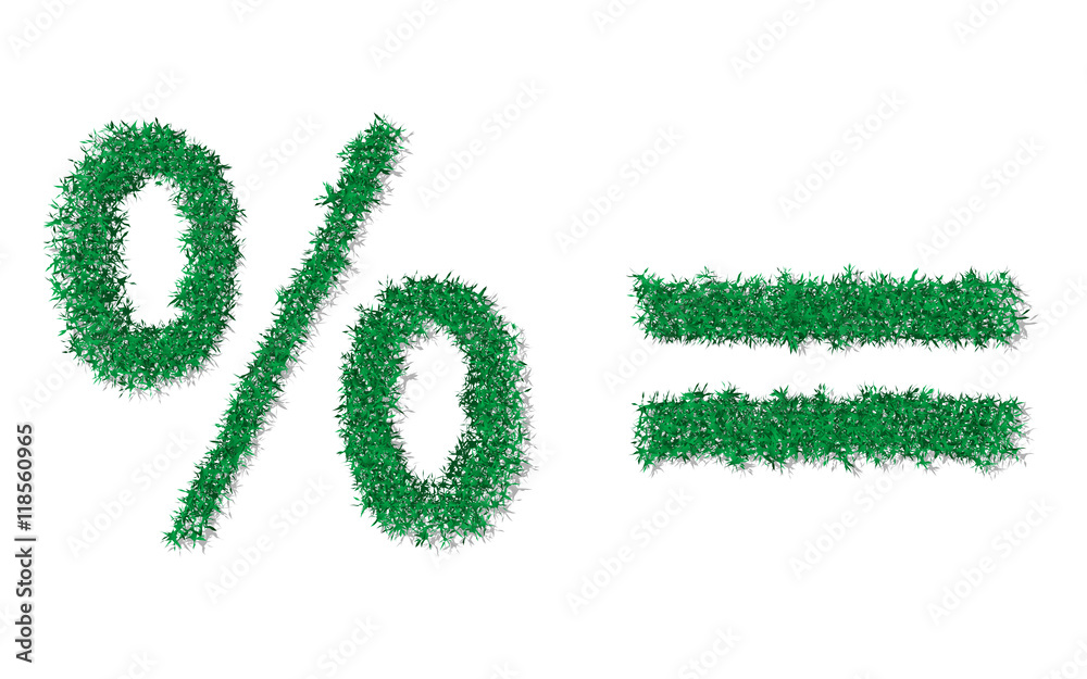 Vector green grass notations
Vector green grass notations