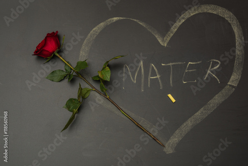 A Happy Mothersday Design With The Word Mater