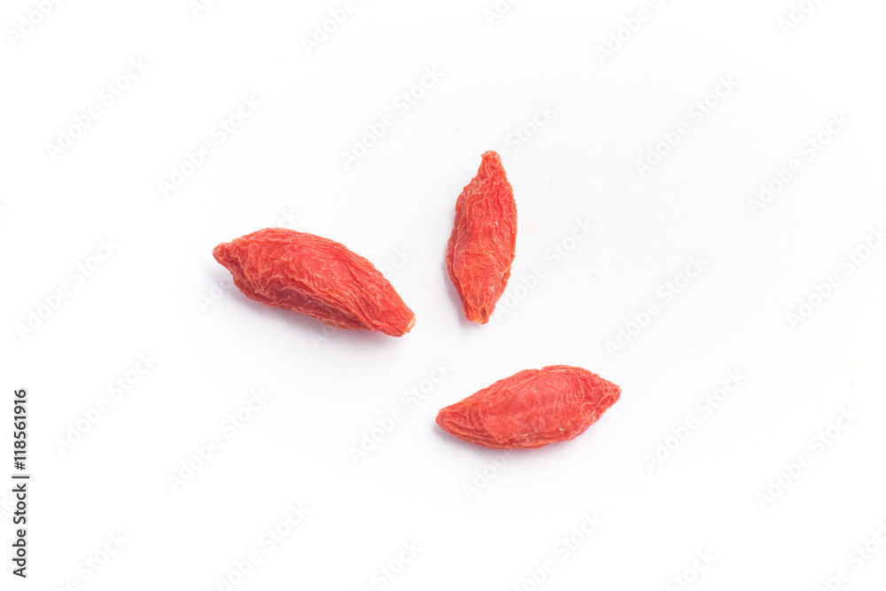 Close-up on a Goji Berry Close-up on a Goji Berry