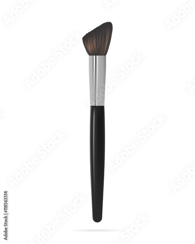 Realistic Powder Brush. Vector illustration