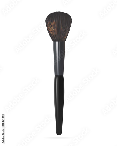 Realistic Powder Brush. Vector illustration