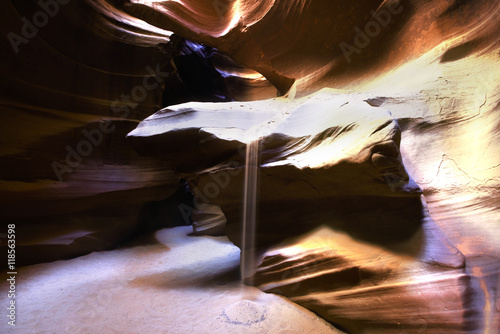 Sanduhr im Antelope Canyon, Arizona, United States of America