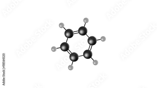 Molecule of benzene