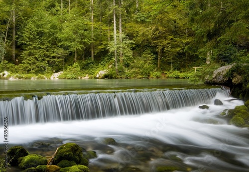 Water stream - Kamniska Bistrica, Slovenia photo