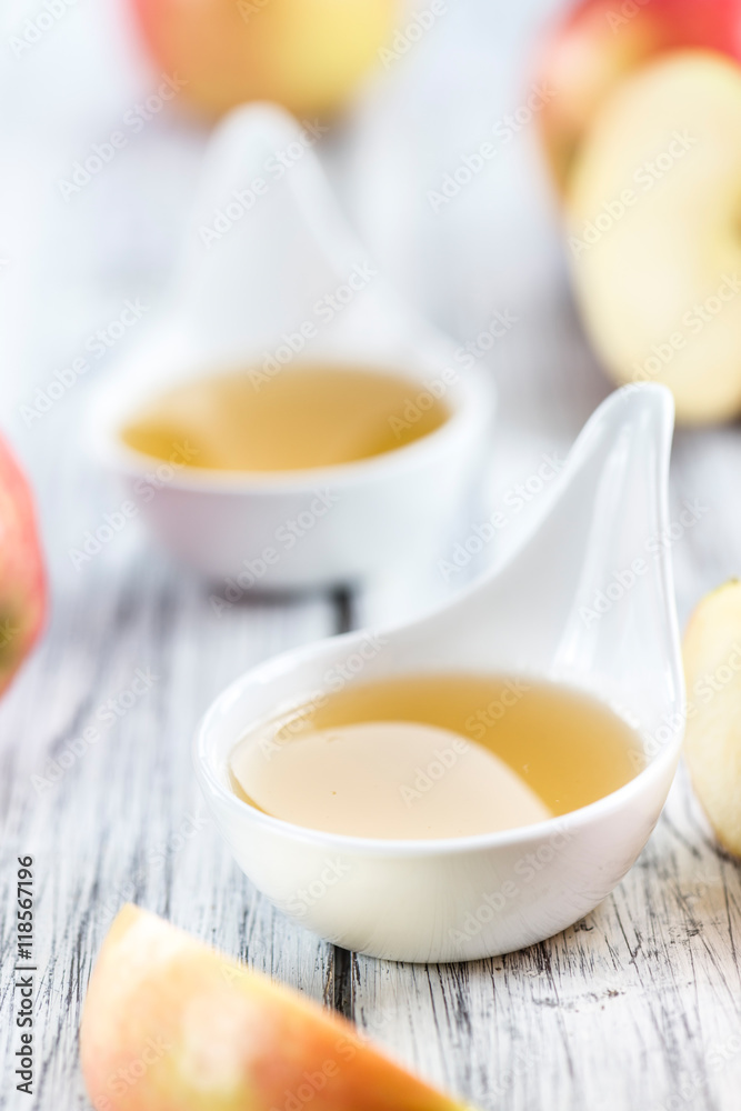Portion of fresh made Applesauce (selective focus) Portion of fresh made Applesauce (selective focus)