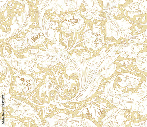 Modern fabric design pattern. Desktop wallpaper. Background. Floral pattern for your design. Illustration. Modern seamless pattern for interior decoration, wrapping paper, graphic design and textile.