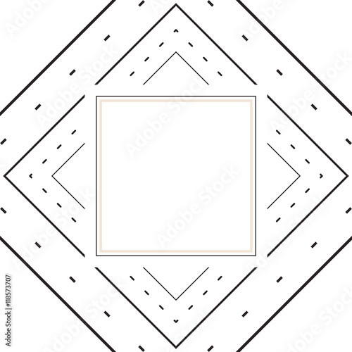 hipster wallpaper background shapes vintage icon. Flat and Isolated illustration. Vector illustration