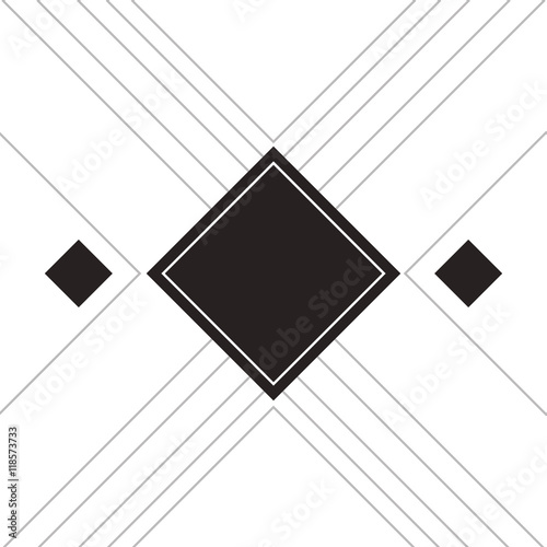 hipster wallpaper background shapes vintage icon. Flat and Isolated illustration. Vector illustration