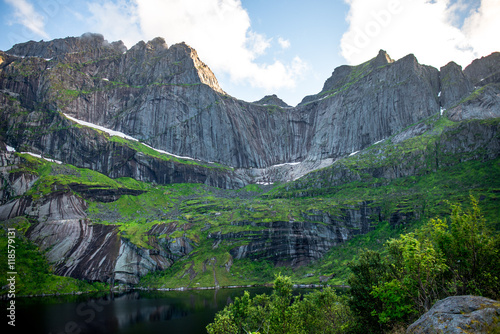 Landscape of Lofoten Island...