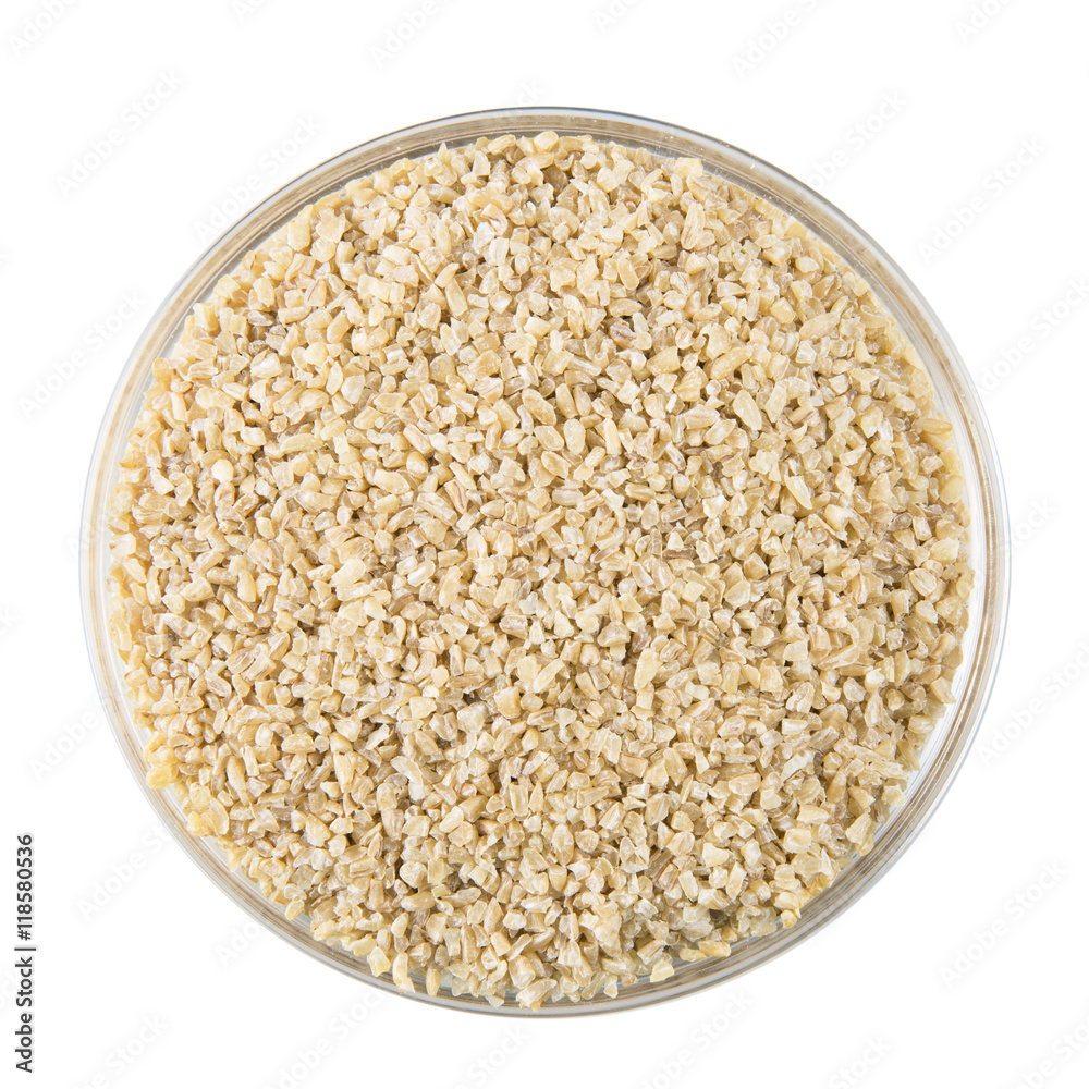 Bulgur Isolated on White Bulgur Isolated on White