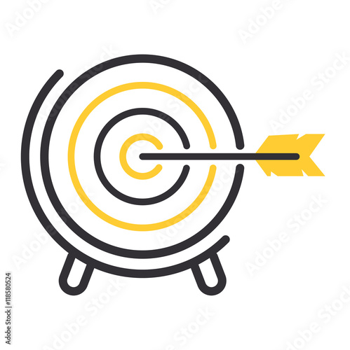 Business motivation icon vector