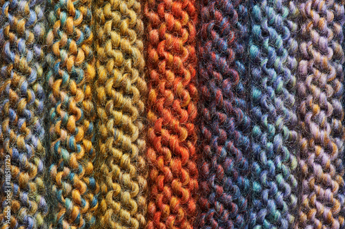 Abstract hand knitted cloth texture