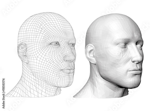 Polygonal head