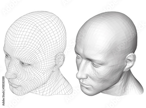 Polygonal head