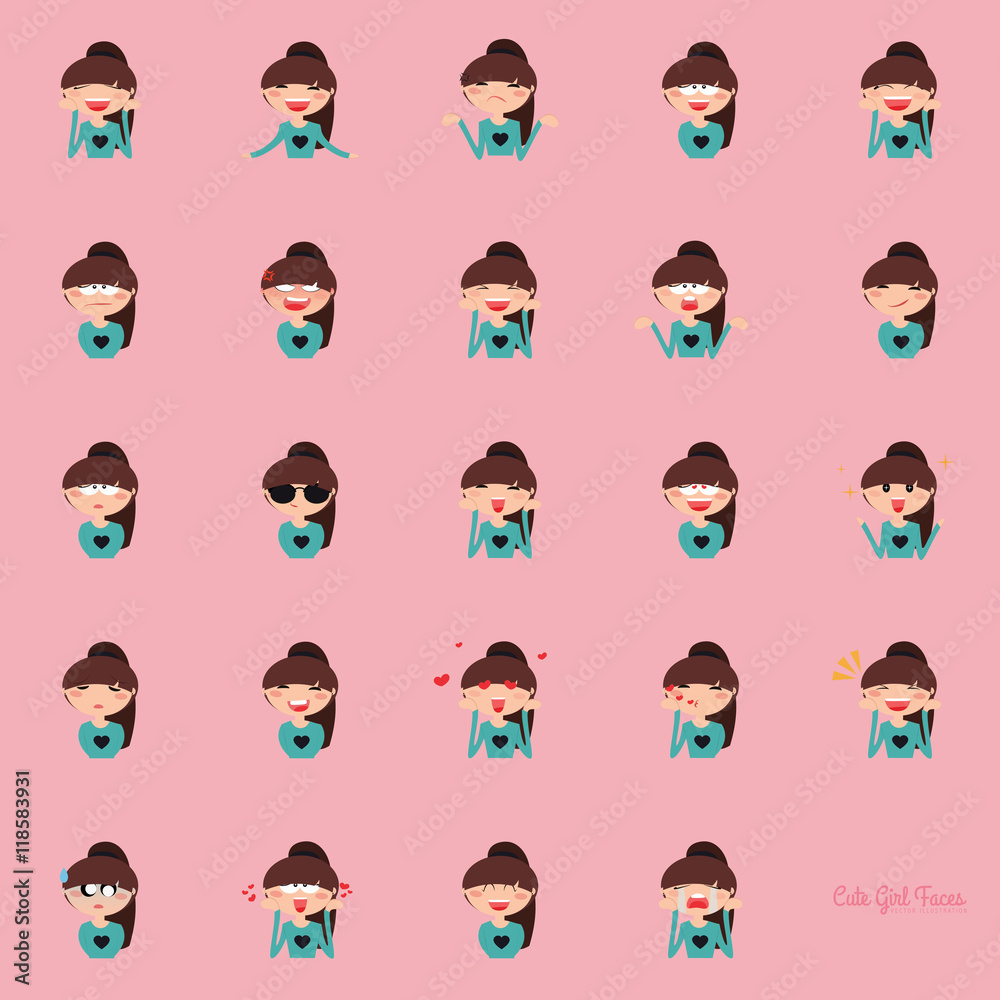 girl expression faces girl expression faces