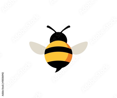 Leinwand Poster Bee logo