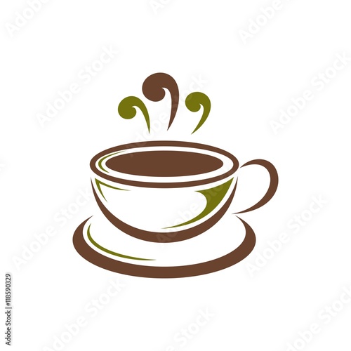 cafe Cafe logo icon vector  