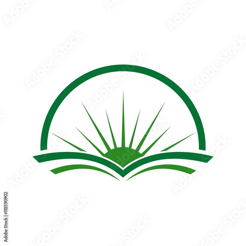 education logo icon vector photo