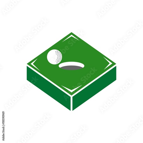 golf logo icon Vector
