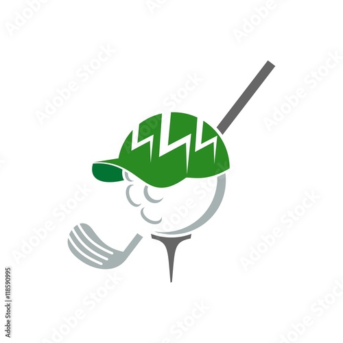golf logo icon Vector
