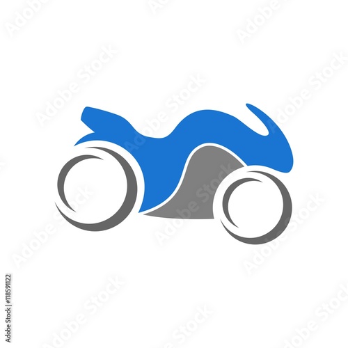 moto race logo icon Vector