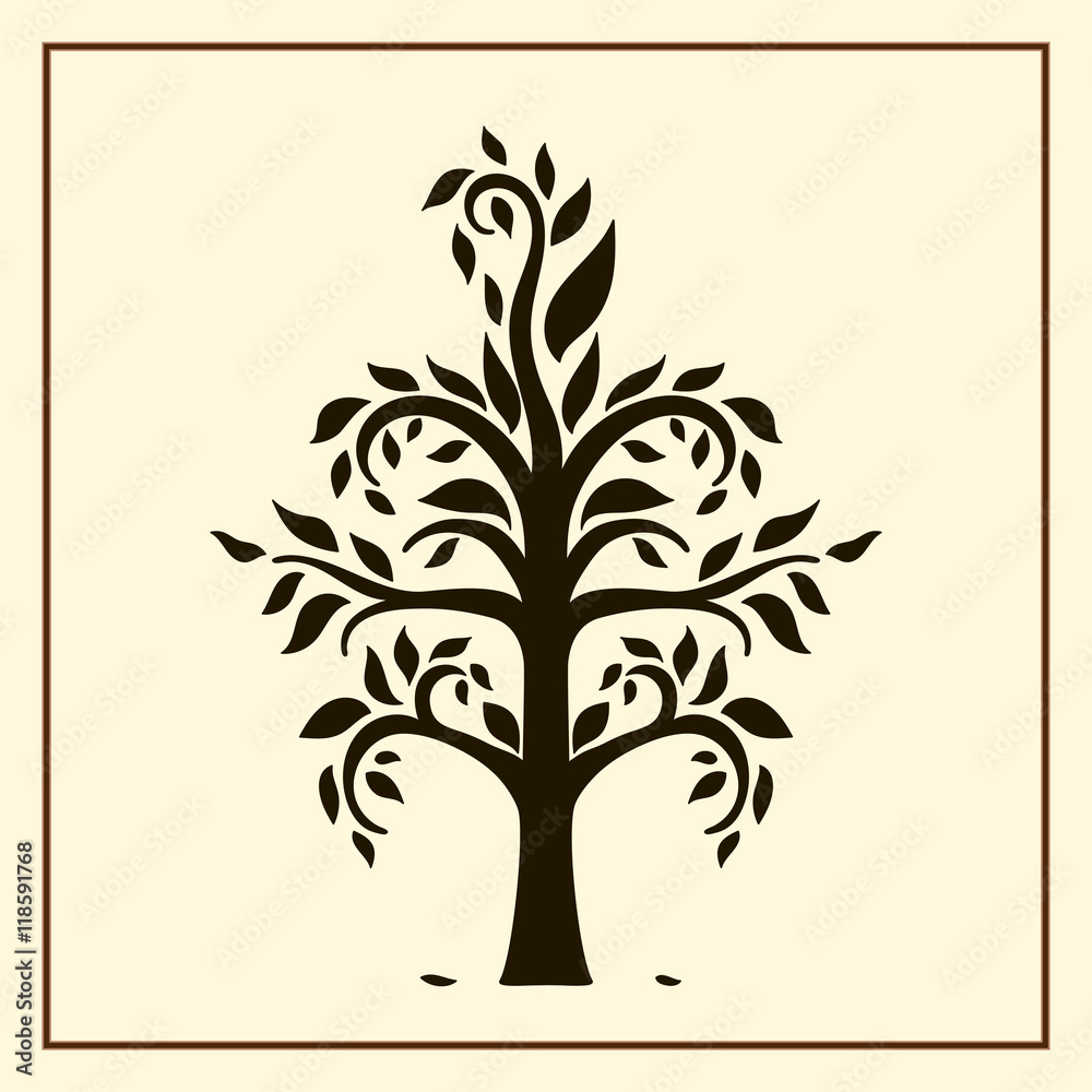 Obraz premium Tree Logo Template
