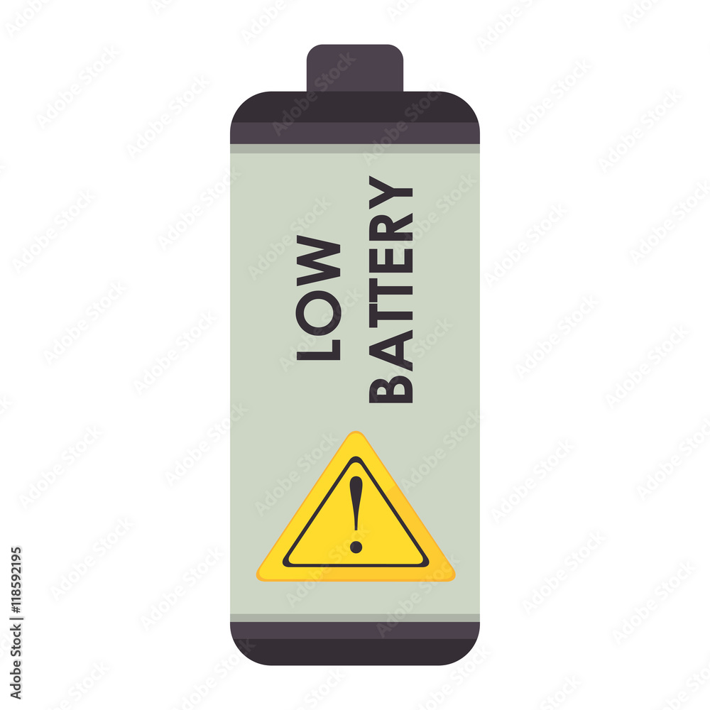 low battery energy charge electricity power vector illustration low battery energy charge electricity power vector illustration