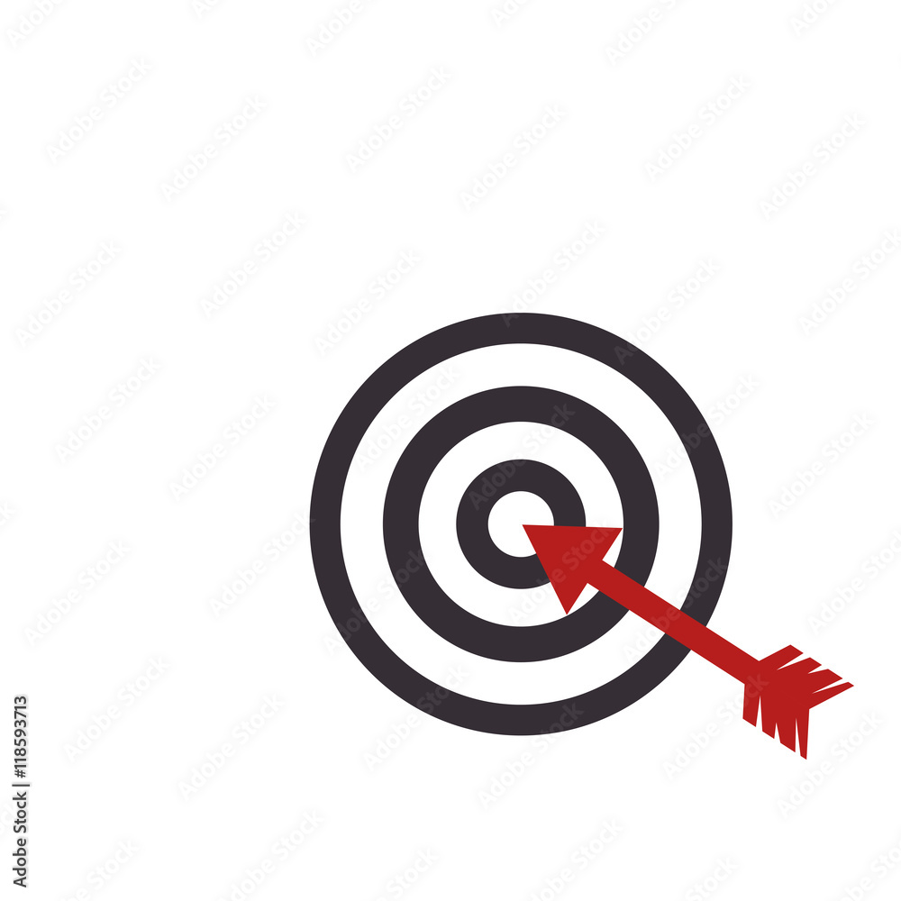 target arrow game center dart dartboard circle vector illustration target arrow game center dart dartboard circle vector illustration