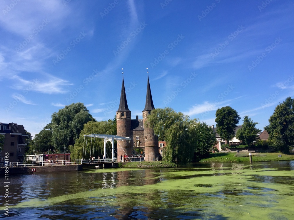 Le antiche porte di Delft, Olanda