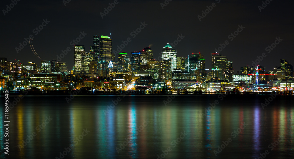 seattle night skyline