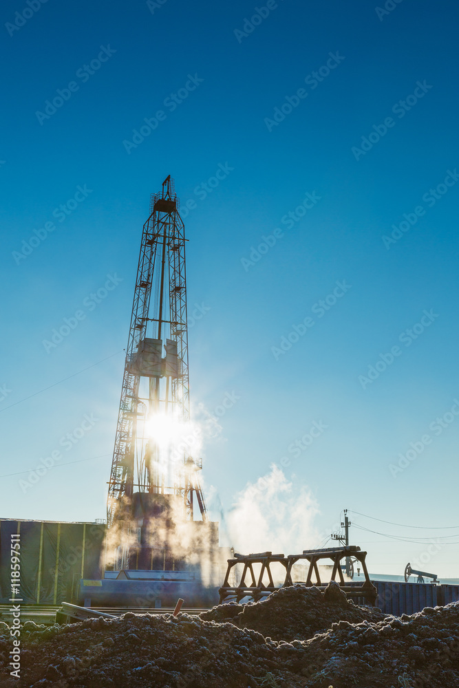 Obraz premium land drilling rig