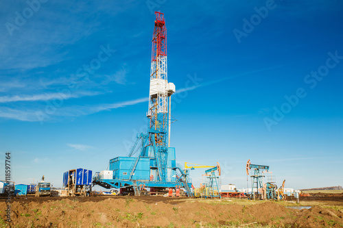 Fotografía land drilling rig