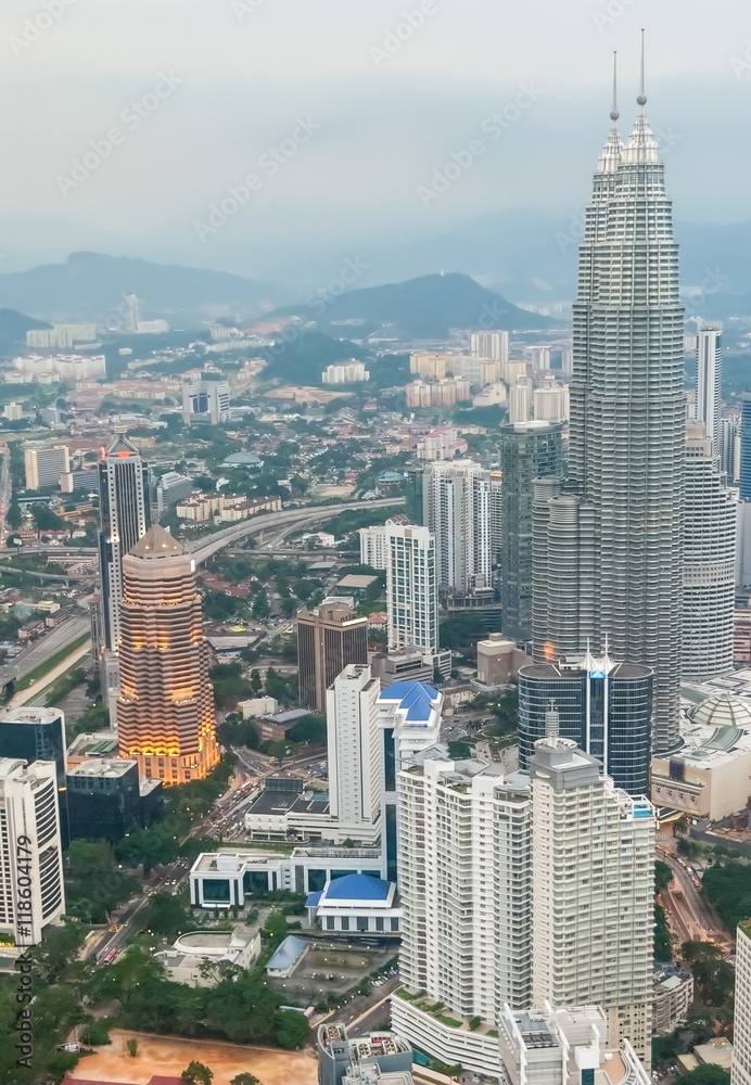 Buildings of Kuala Lumpur, Malaysia