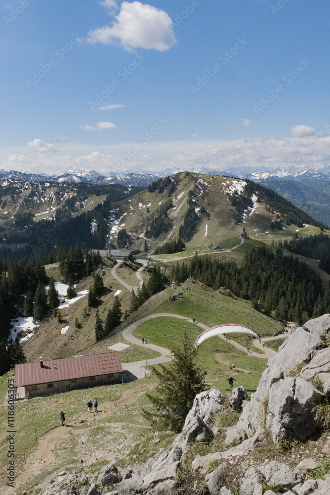 Naklejka premium Gebirge Tegernsee Landschaft 