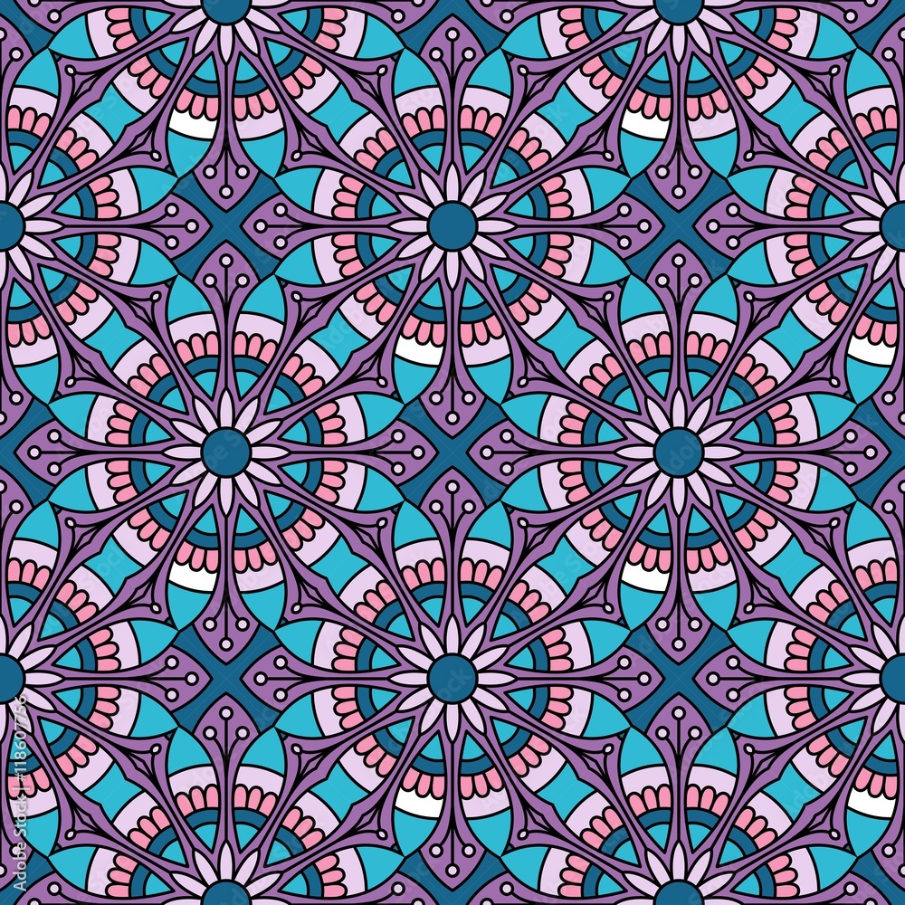 Seamless oriental pattern. Seamless oriental pattern.