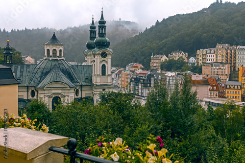 Canvas Print Karlovy Vary in August