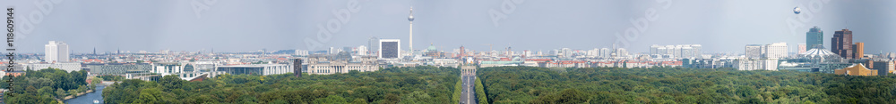 Magnificent Berlin Panorama from Victory Column, Germany
