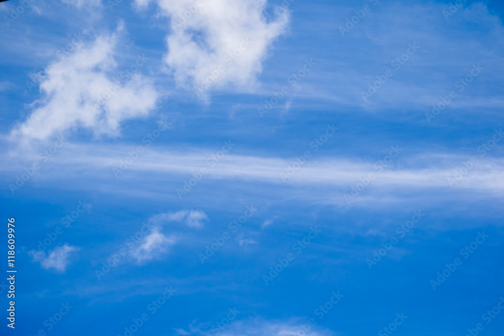 Beautiful blue sky with cloud for background Beautiful blue sky with cloud for background