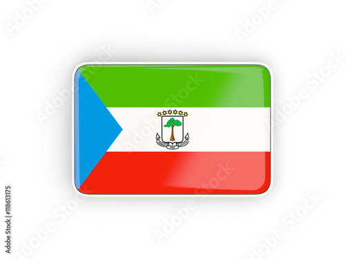 Free Download Flag of equatorial guinea, rectangular icon - GFXLoad