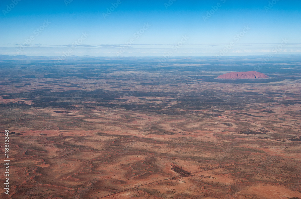 Aerial view of Australian Desert, Northern Territory