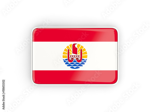 Free Download Flag of french polynesia, rectangular icon - GFXLoad