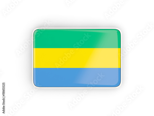 Free Download Flag of gabon, rectangular icon - GFXLoad