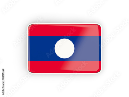 Flag of laos, rectangular icon Free Download Flag of laos, rectangular icon - GFXLoad