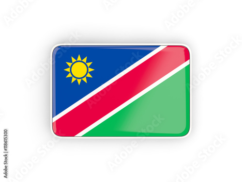 Free Download Flag of namibia, rectangular icon - GFXLoad