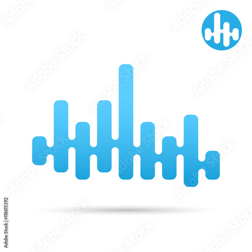 Equalizer bar, eq 2d icon