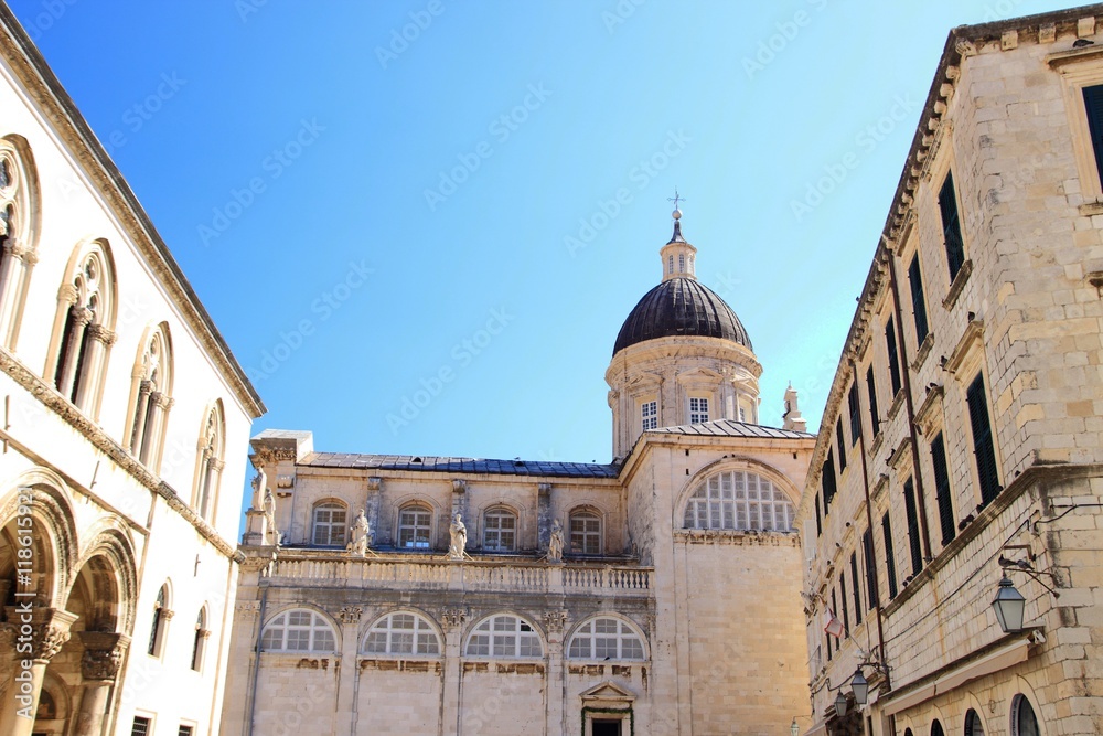 Cathedral in Dubrovnik, Croatia