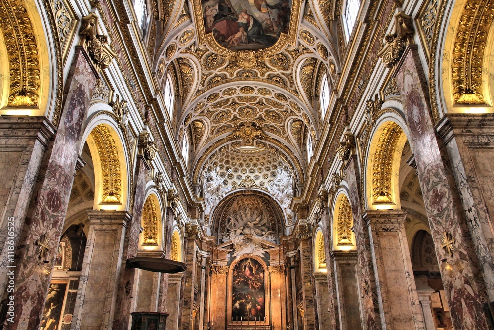 Fototapeta premium San Luigi dei Francesi church in Rome, Italy