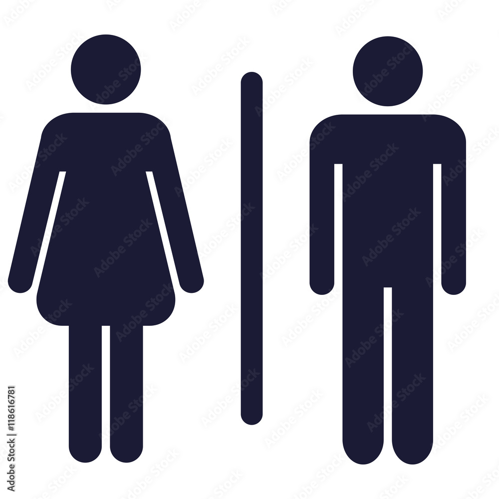 WC sign Men Women WC sign Men Women