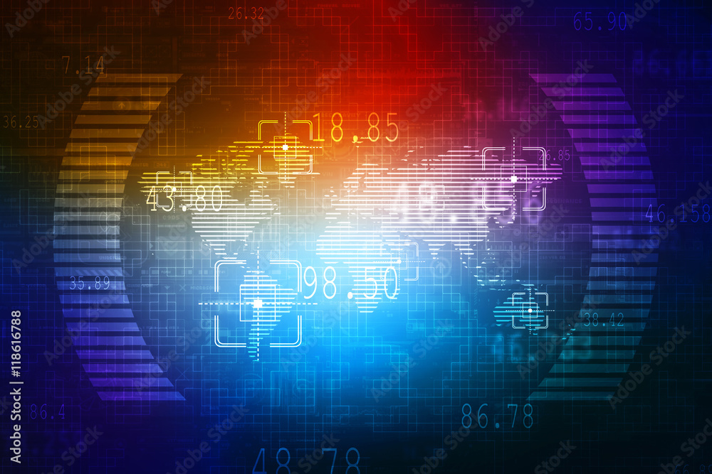Background conceptual image of digital 3d icons Background conceptual image of digital 3d icons
