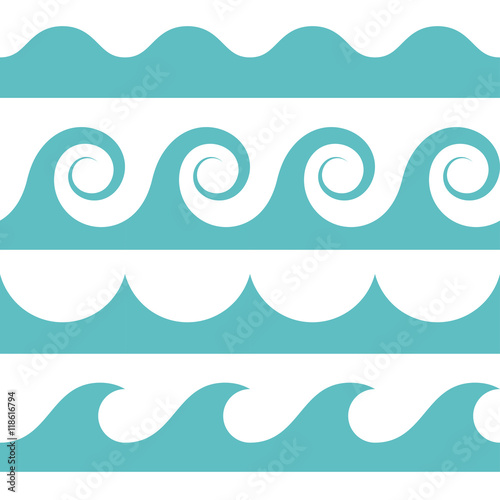 seamless waves pattern